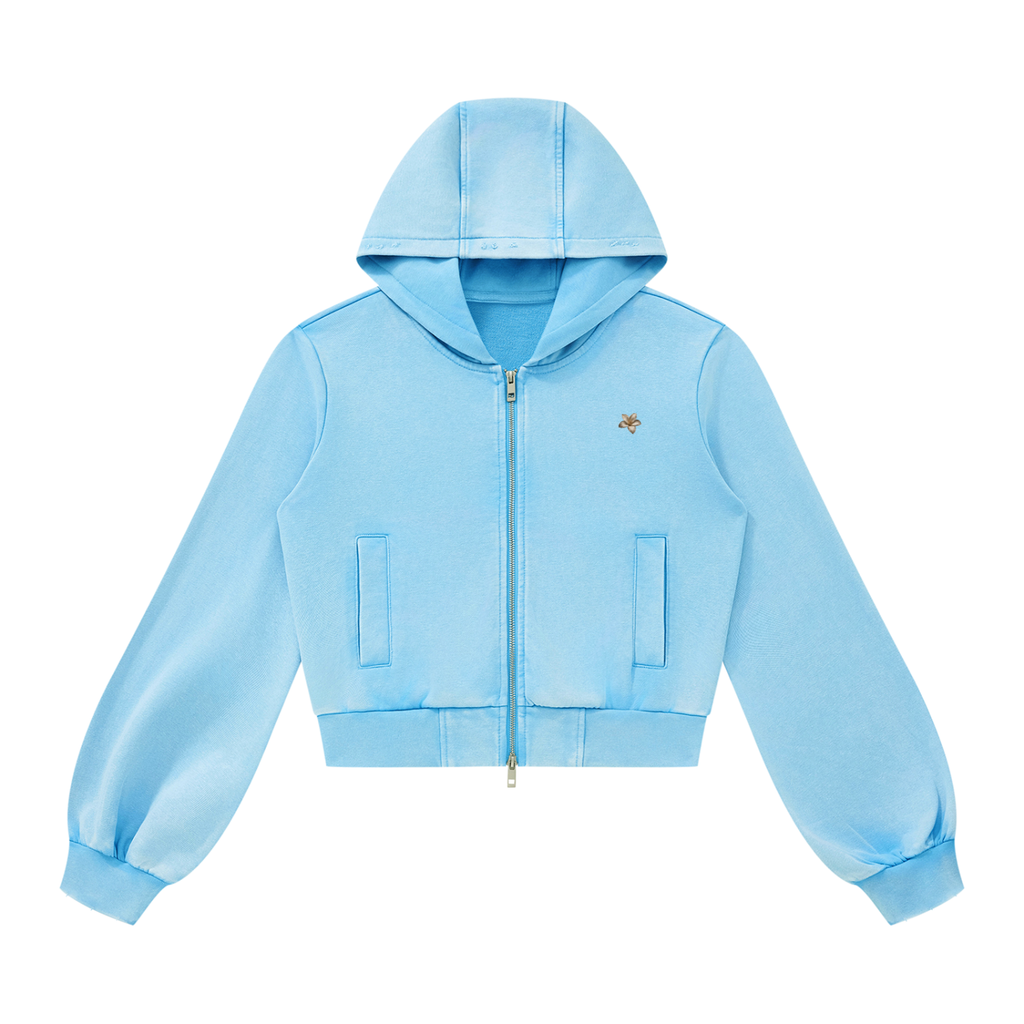 Godly Girl Vintage Wash Full Zip Hoodie