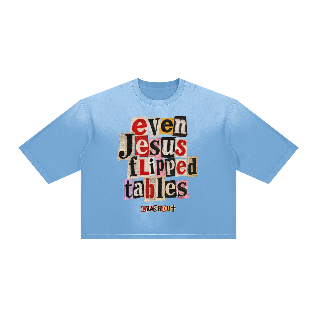 Unisex Vintage Wash Sunfade Boxy T-Shirt