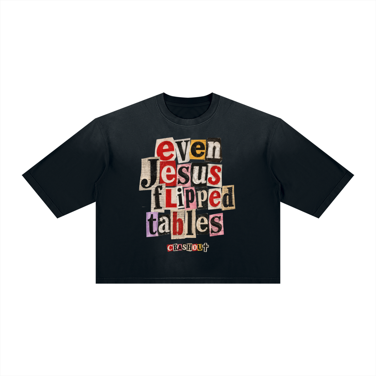 Unisex Vintage Wash Sunfade Boxy T-Shirt