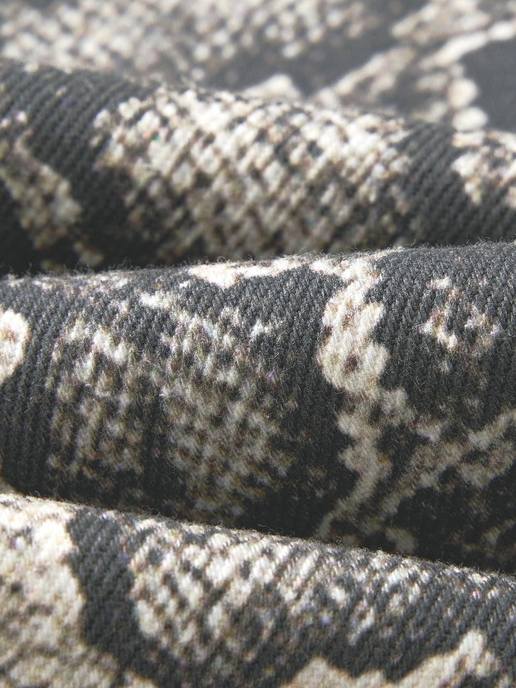 Men's Snake Print Barrel Leg Pants